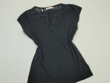 czarne t shirty oversize: T-shirt, M (EU 38), condition - Good