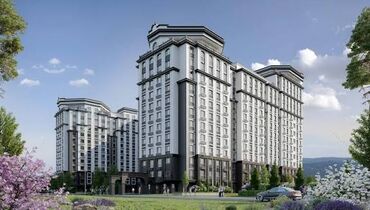 номера в иссык куле: 2 комнаты, 77 м², Элитка, 13 этаж, ПСО (под самоотделку)