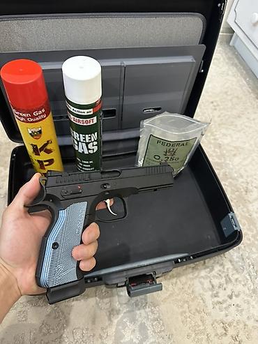 Газ баллондору: Страйкбольный пистолет KJW CZ Shadow 2 (6 мм, GBB, Green Gas) В — 4