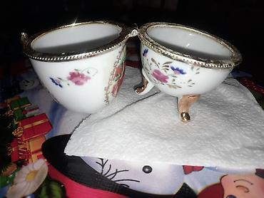 Sandıqlar: Porcelan yumurta formalı bijuter qutusu - Material: parlaq ağ — 6