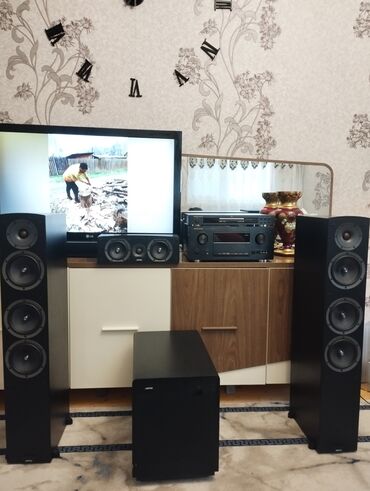 Musiqi mərkəzləri: Orginal Marantz 7.1 Səsgücləndirici SR6001 Marantz Dvd DV6001 Jamo