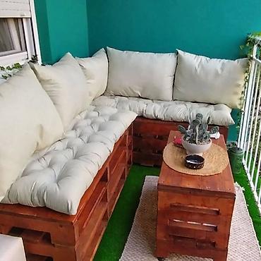 Kućni dekor: Jastuci i nasloni za palet nameštaj i lounge stolice - Tip: ručno — 2