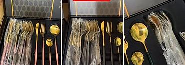 solingen escajg cena: Set pribora za jelo u luksuznom pakovanju 24pcs - Elegantni komplet — 1