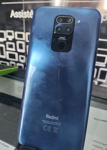 дистанционное микрофон: Redmi, Redmi Note 9, Колдонулган, 128 ГБ, 2 SIM, eSIM