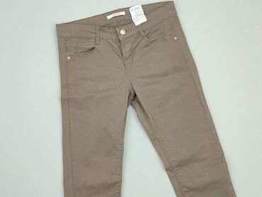 brązowy t shirty: Spodnie 3/4 Damskie, S, stan - Bardzo dobry
