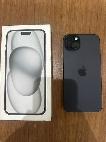 iphone 15 plus 256gb: IPhone 15 Plus, 128 GB, Black Titanium, Face ID, Zəmanət — 1
