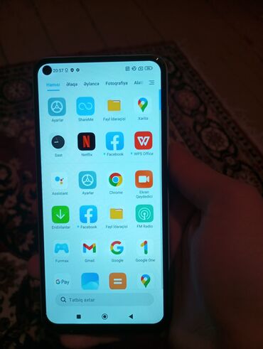 redmi not 20: Xiaomi Redmi Note 9, 64 GB, rəng - Göy, 
 Zəmanət, Sensor, Barmaq izi