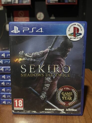 Oyun diskləri və kartricləri: Sekiro: Shadows Die Twice, Ekşn, Disk, PS4 (Sony Playstation 4)