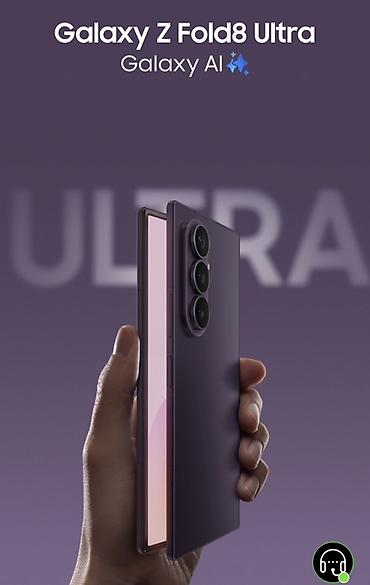 Уюлдук телефондор жана аксессуарлар: Samsung Galaxy Z Fold7, Жаңы, 512 ГБ, түсү - Кара, Бөлүп төлөө менен, 2 SIM — 4