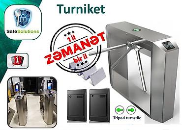 Turniket tripod turnstile 2T ✅ İşləmə gərginliyi: DC24V / 5A, DC12V /