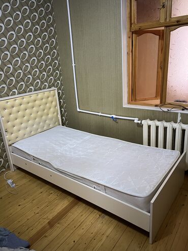 бу кровать купить: Yeni, Təknəfərlik çarpayı, Bazasız, Matras ilə, Siyirməsiz, Azərbaycan