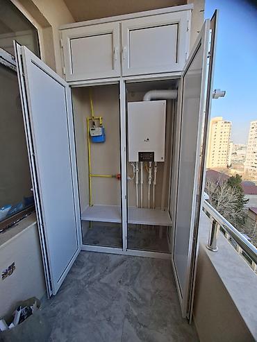 ремонт балконов: PVC/alüminium qapı‑pəncərə və balkon üçün kombi dolabı hazırlanması və — 3