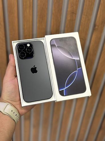 IPhone 16 Pro, 128 GB, Graphite, Zəmanət, Simsiz şarj, Face ID lalafo.az -da IPhone 16 Pro, 128 GB, Graphite, Zəmanət, Simsiz şarj, Face ID