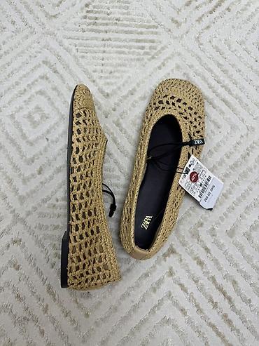 15 ключ: Плетёные балетки ZARA - Модель: плоские балетки с круглым мыском - — 2