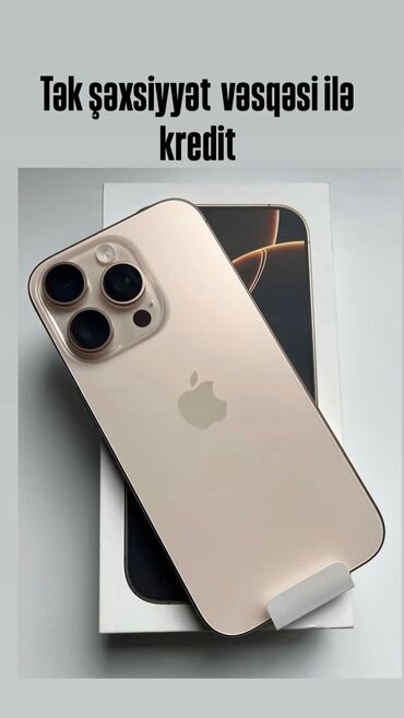 iphone 15 pro max qiymeti 2 ci el: IPhone 15 Pro, 512 GB, Qızılı, Face ID