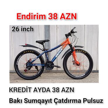 ucuz velosipedlər: Yeni Şəhər velosipedi Stels, 26", Pulsuz çatdırılma