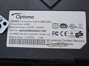 thunderbolt display: Проектор Optoma HD200X Full HD 1920x1080 В рабочем состоянии, на — 6