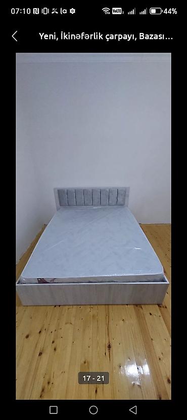 Çarpayılar: İkinefərlik bazalı çarpayı dəsti - Ölçü: 2 m x 1.60 m - Bazalı — 1
