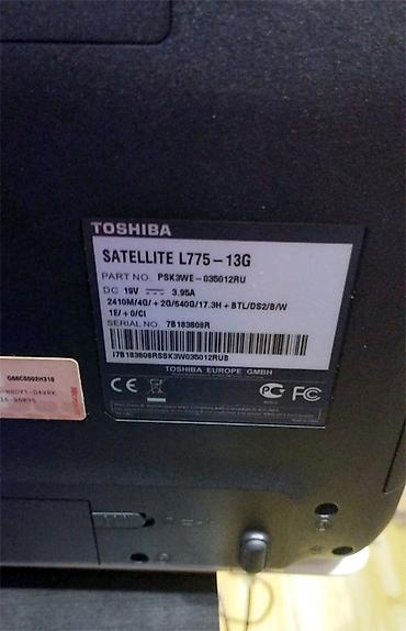 toshiba notebook: Tam işlək vəziyyətdədir. Üstündə Windows 10 sistemi var. Processor - — 6