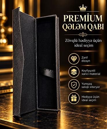 bayraq lent: Premium Qələm Qabı - Zərif və təmtəraq­lı dizayn: Qızılı dekor — 4
