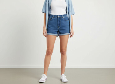 shein spodenki plus size: Shein, Szorty damskie, rozmiar S