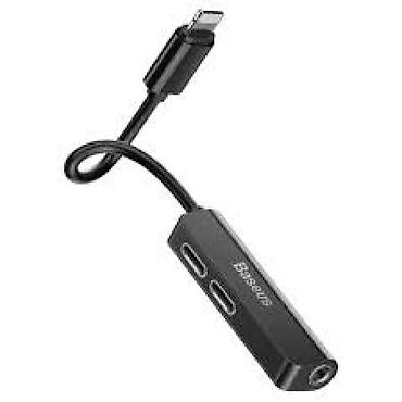 iphonu: Baseus L52 CALL52-01 Lightning 3‑in‑1 Audio və Şarj Adapteri — 3