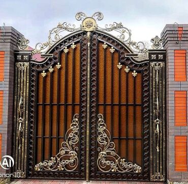 Həyət darvazaları: Metal EN MMC olaraq istədiyiniz forma və ölçüde demir işlerinin -da lalafo.az — 22 Həyət darvazaları: Metal EN MMC olaraq istədiyiniz forma və ölçüde demir işlerinin — 22