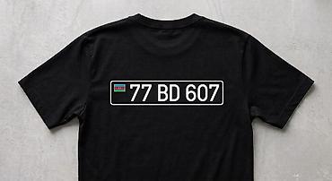 messi imzali forma: Qara rəngli uniseks T-shirt – fərdiləşdirilən “nömrə nişanı” dizaynı — 7