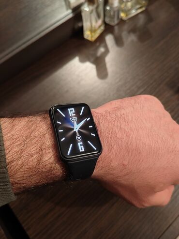 aplle watch: İşlənmiş, Smart saat, Huawei, Аnti-lost, rəng - Qara