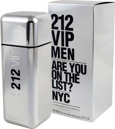 чач тарач: Carolina Herrera 212 VIP Men — парфюмированная вода для мужчин