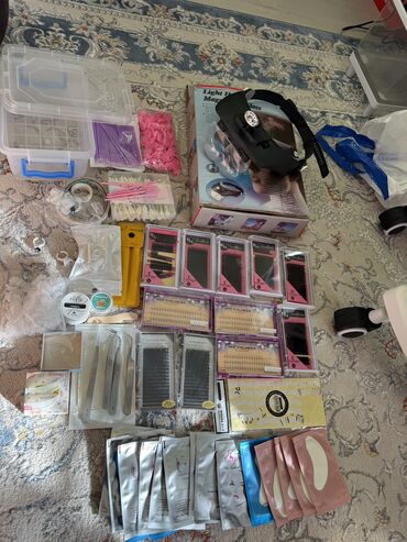 рем комплект: ДЛЯ НАРАЩИВАНИЯ РЕСНИЦ. продаю все за 5500 сом. все что нужно для