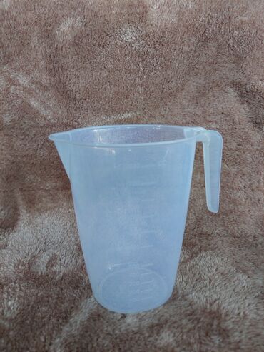 Digər qab-qacaq və mətbəx ləvazimatları: Ölçü qrafinləri dəsti – şəffaf plastik, tutacaqlı və tökmə ağızlı - — 29