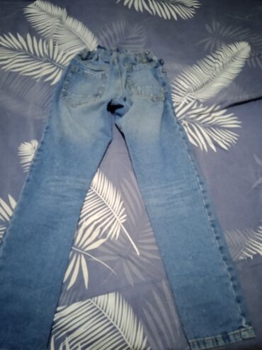 теплые мужские джинсы: Джинсы S (EU 36), цвет - Синий
