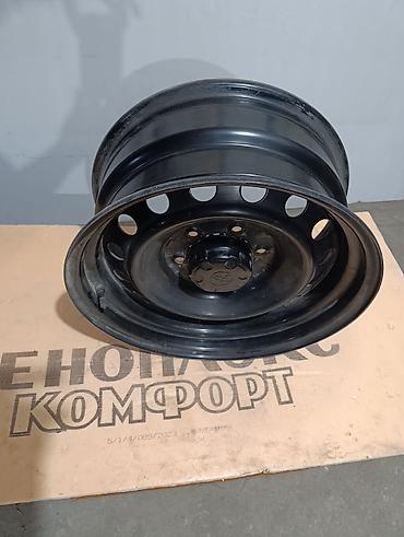 41 5: Железные Диски R 17 Toyota, 1 шт, отверстий - 6, Б/у — 2