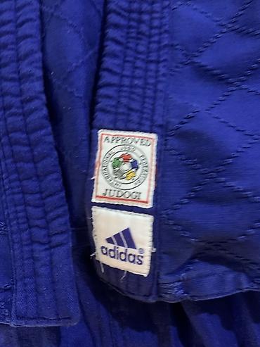 коленный: Кимоно для дзюдо adidas (синее), комплект: куртка и штаны — 2