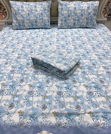 Комплекты постельного белья: Комплект постельного 100% хлопок фланель белья с уникальным узором — 46