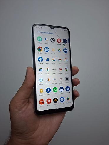 telefon tap: Realme C21Y, 64 GB, rəng - Göy, Qırıq — 3