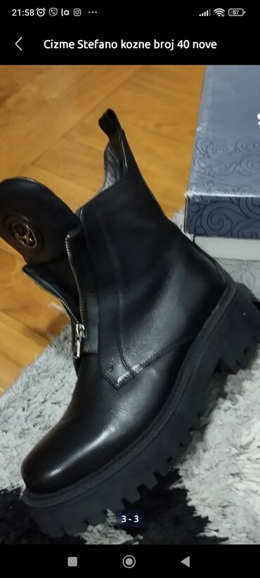 stefano čizme: Ankle boots, Stefano, 40