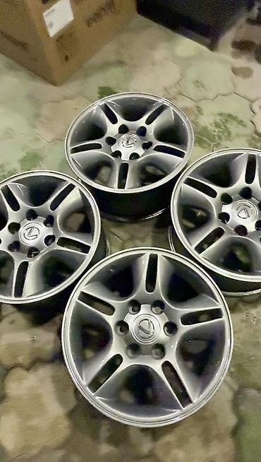 Диски: Литые Диски R 17 Lexus, Комплект, отверстий - 6, Б/у — 7