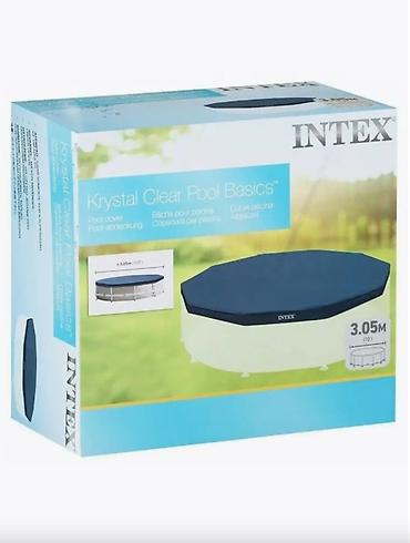 Бассейны: 🛡️ ТЕНТ-НАКИДКА ДЛЯ БАССЕЙНА INTEX 28030 (305 СМ) 📏 Размер: диаметр — 3