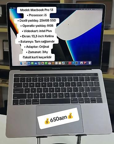 gs computers: MacBook Pro 13 – güclü və yığcam iş/gündəlik istifadə noutbuku — 1