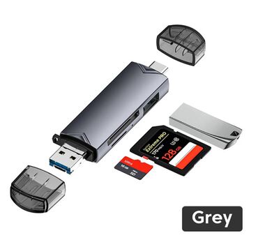 punjac za dzojstik ps4: Nov 7 u 1 čitač kartica. Ima tri mogućnosti priključivanja USB, Mikro