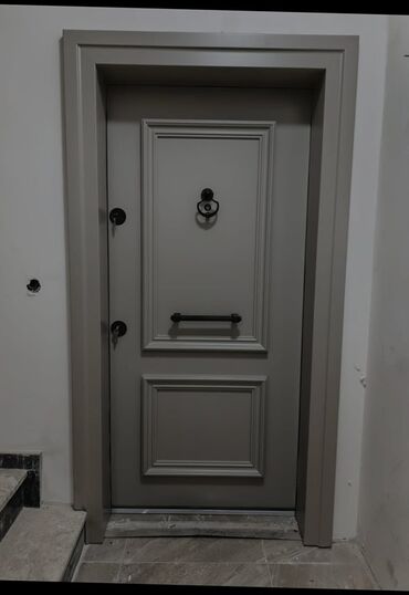 Giriş qapıları: Mənzil üçün Yeni Giriş qapısı Zəmanətli, Pulsuz quraşdırma, Pulsuz çatdırılma — 4