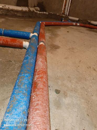 İstilik sistemi: Her cur Santexnik işləri görülür . Kombi xetlerinin cekilmesi — 28