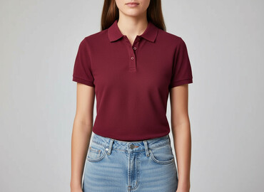 climacool t shirt: Women`s polo shirt, size M