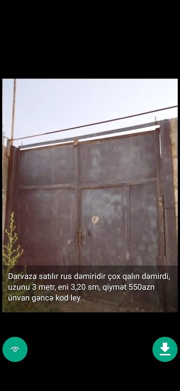 Həyət darvazaları: Darvazalar qapilar şekillerde qiymətler məlumatlar unvan qeyd olunub — 2