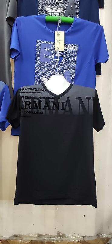 Футболки: Мужская футболка, 2XL, 3XL, 5XL, Armani, Новый, цвет - Белый, Самовывоз, Платная доставка — 10