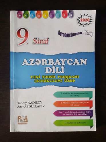 gülər hüseynova kurikulum: 9-cu sinif Azərbaycan dili kurikulum üzrə sınaqlar. Üstündə