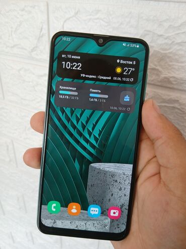 кнопочные мобильные телефоны флай: Samsung Galaxy A30s, Колдонулган, 32 ГБ, түсү - Көк, 2 SIM