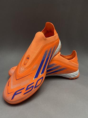 Бутсы: Футбольные бутсы/сороконожки Adidas F50 (без шнурков) - Назначение — 2